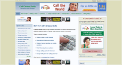 Desktop Screenshot of callingchennai.com