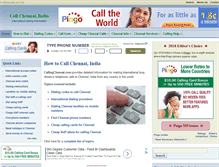 Tablet Screenshot of callingchennai.com